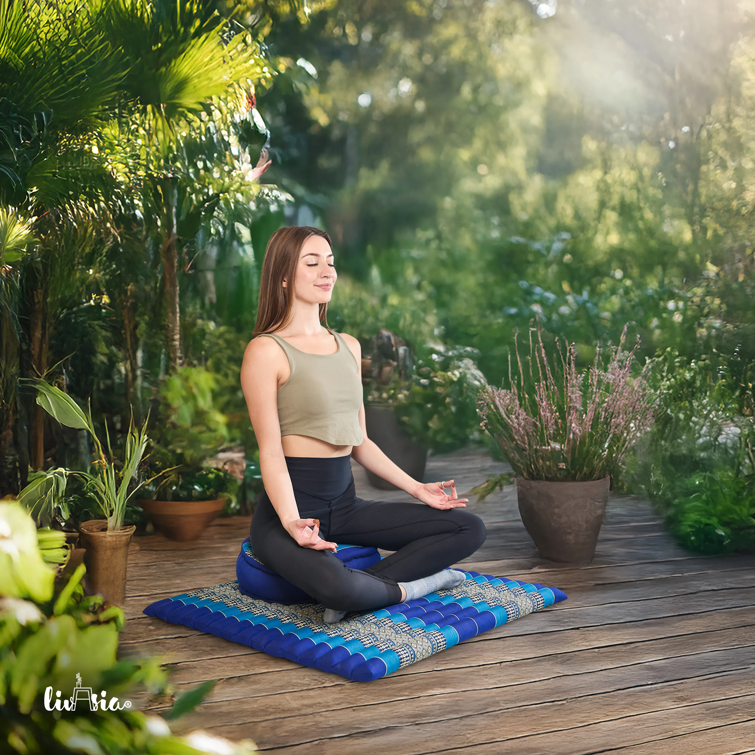 Kapok meditationskudde, set XL