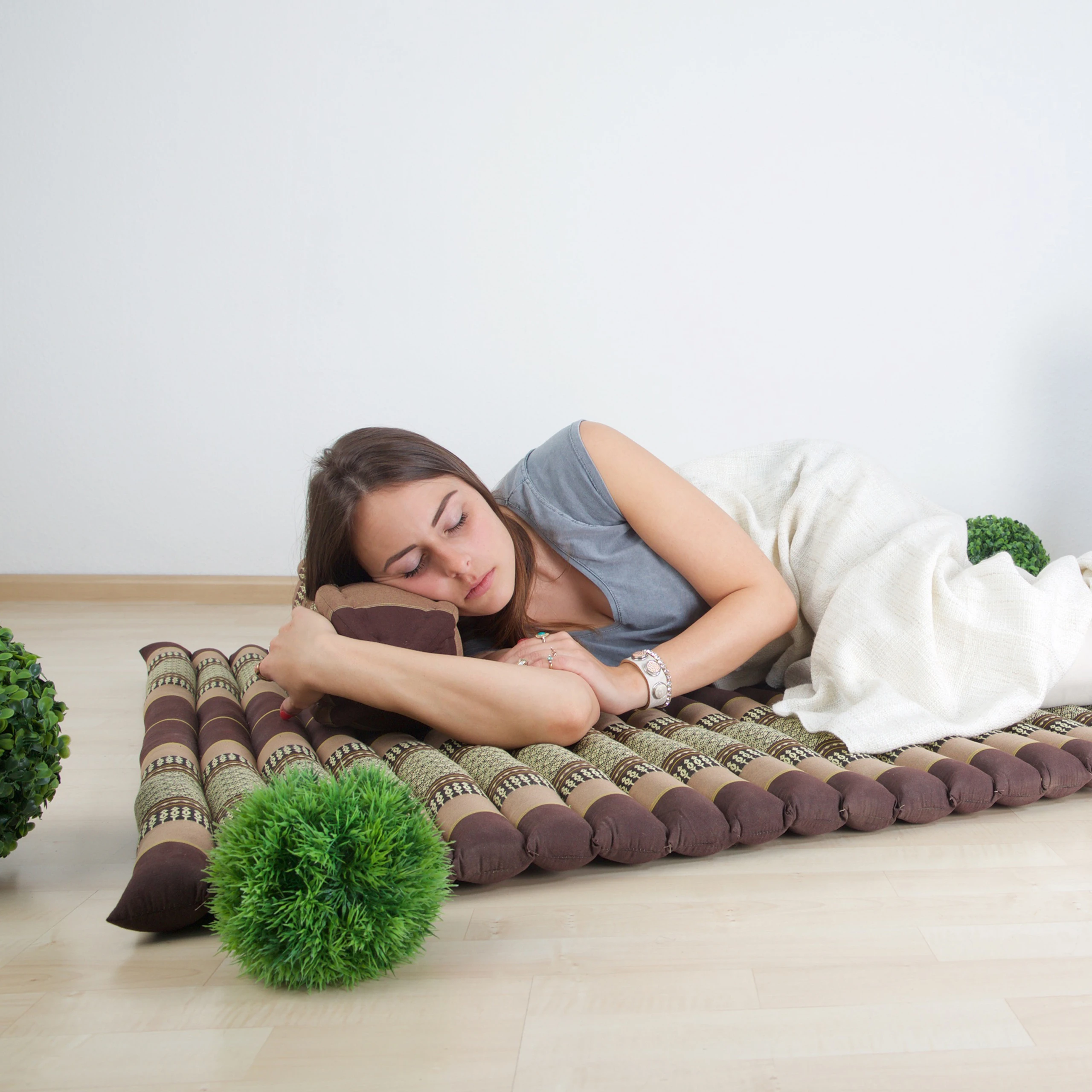 Kapok nackstödskudde papaya