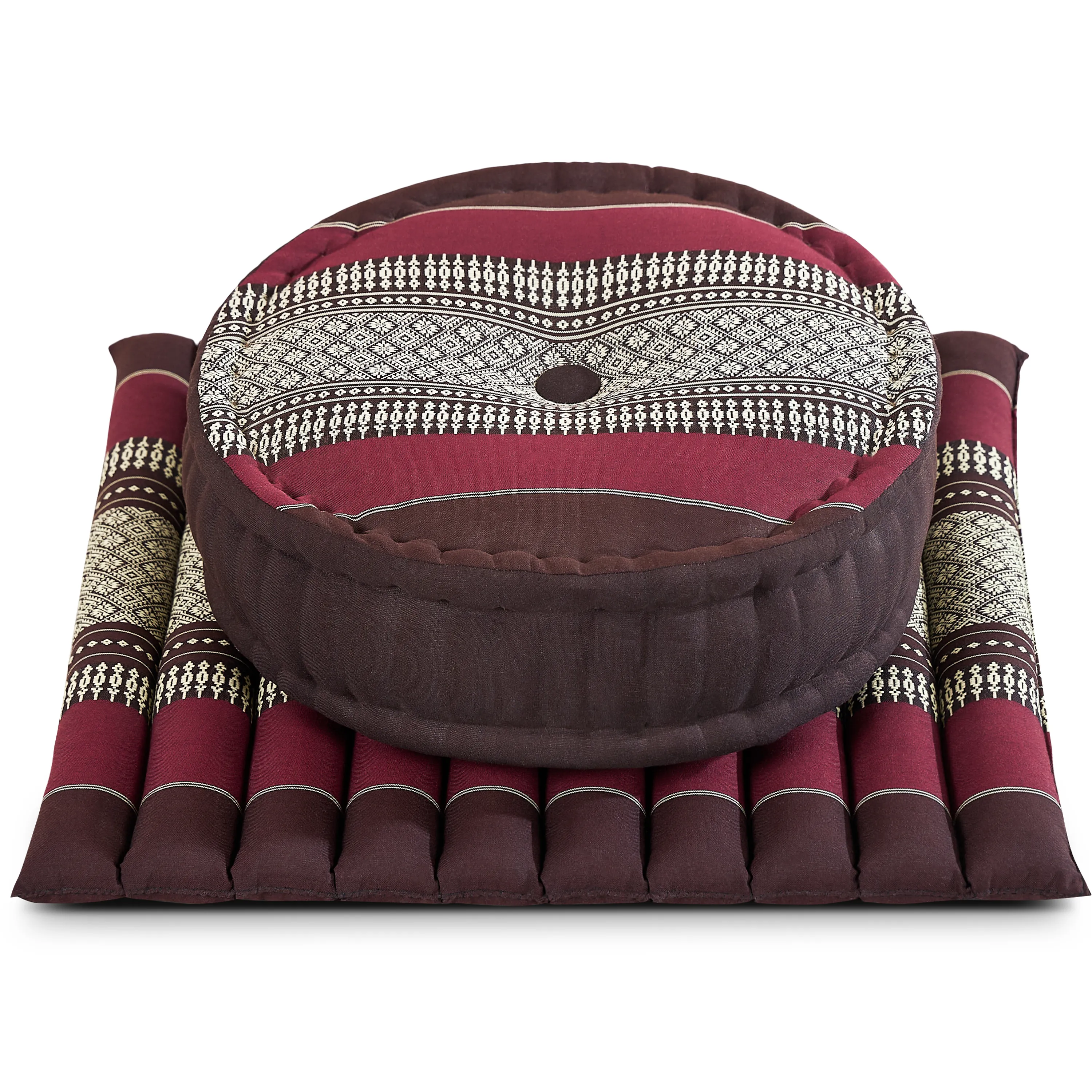 Kapok meditationskudde, set L