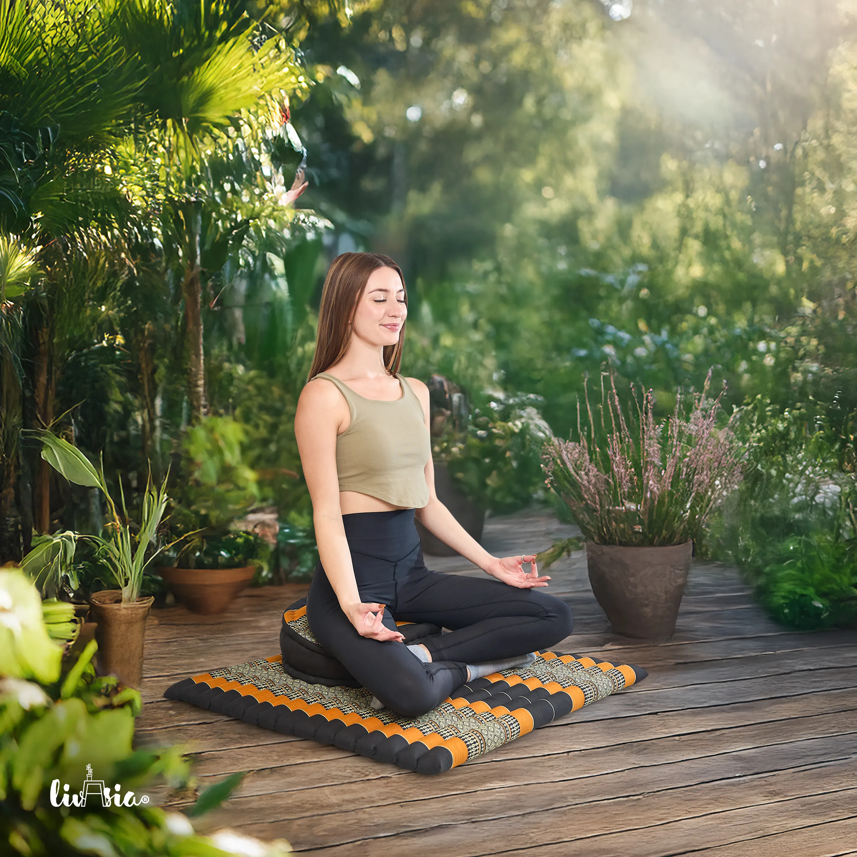Kapok meditationskudde, set XL