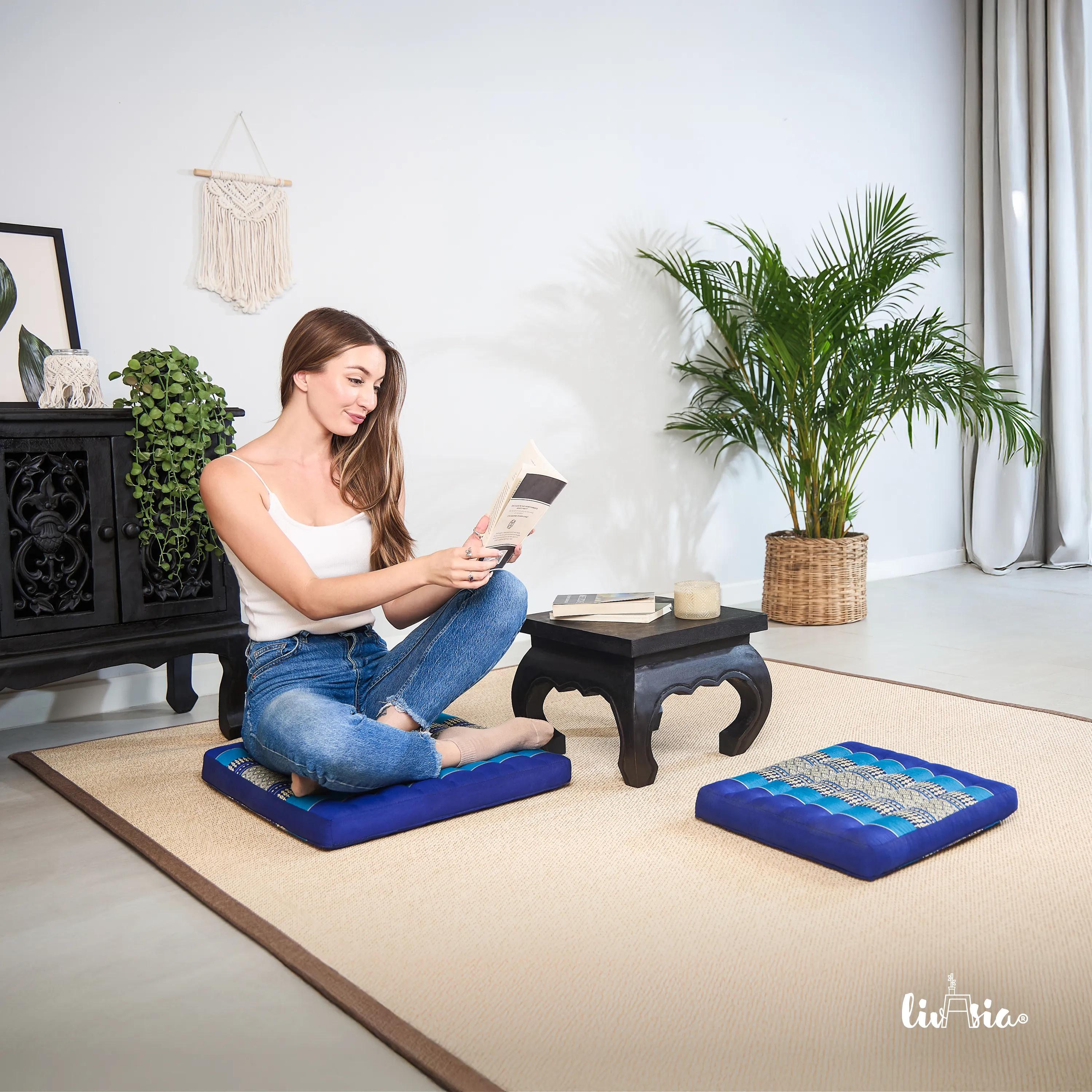 Kapok sittkudde 50 cm