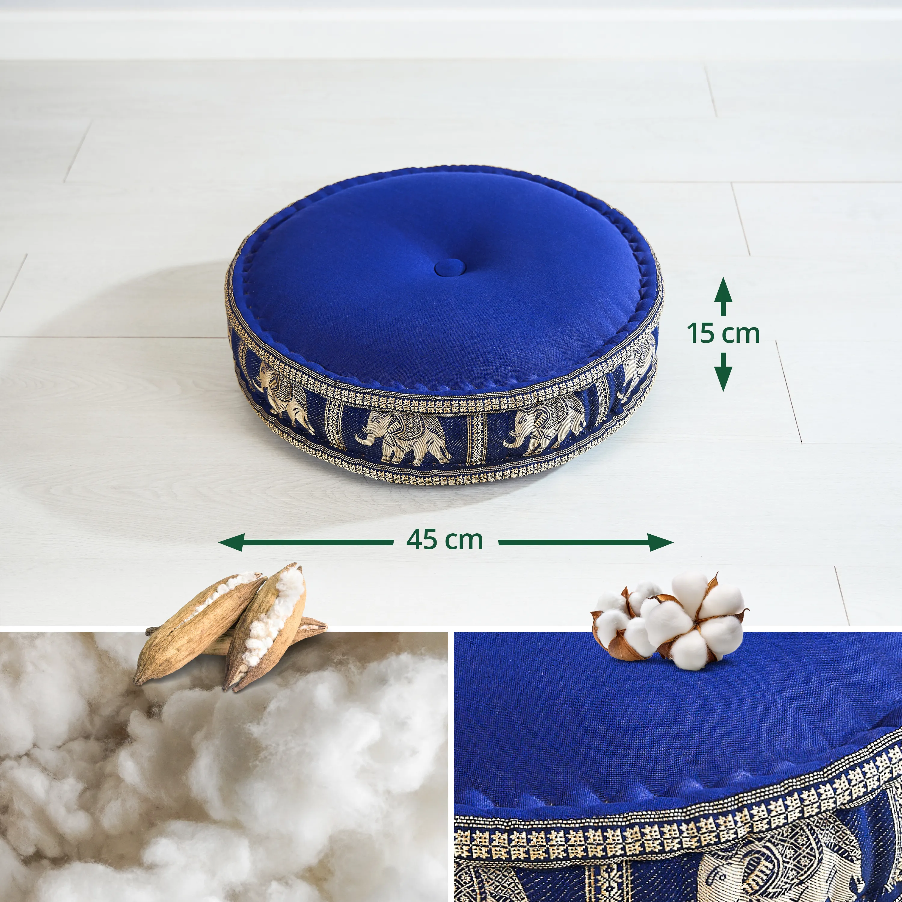 Kapok zafukudde stor, deluxe
