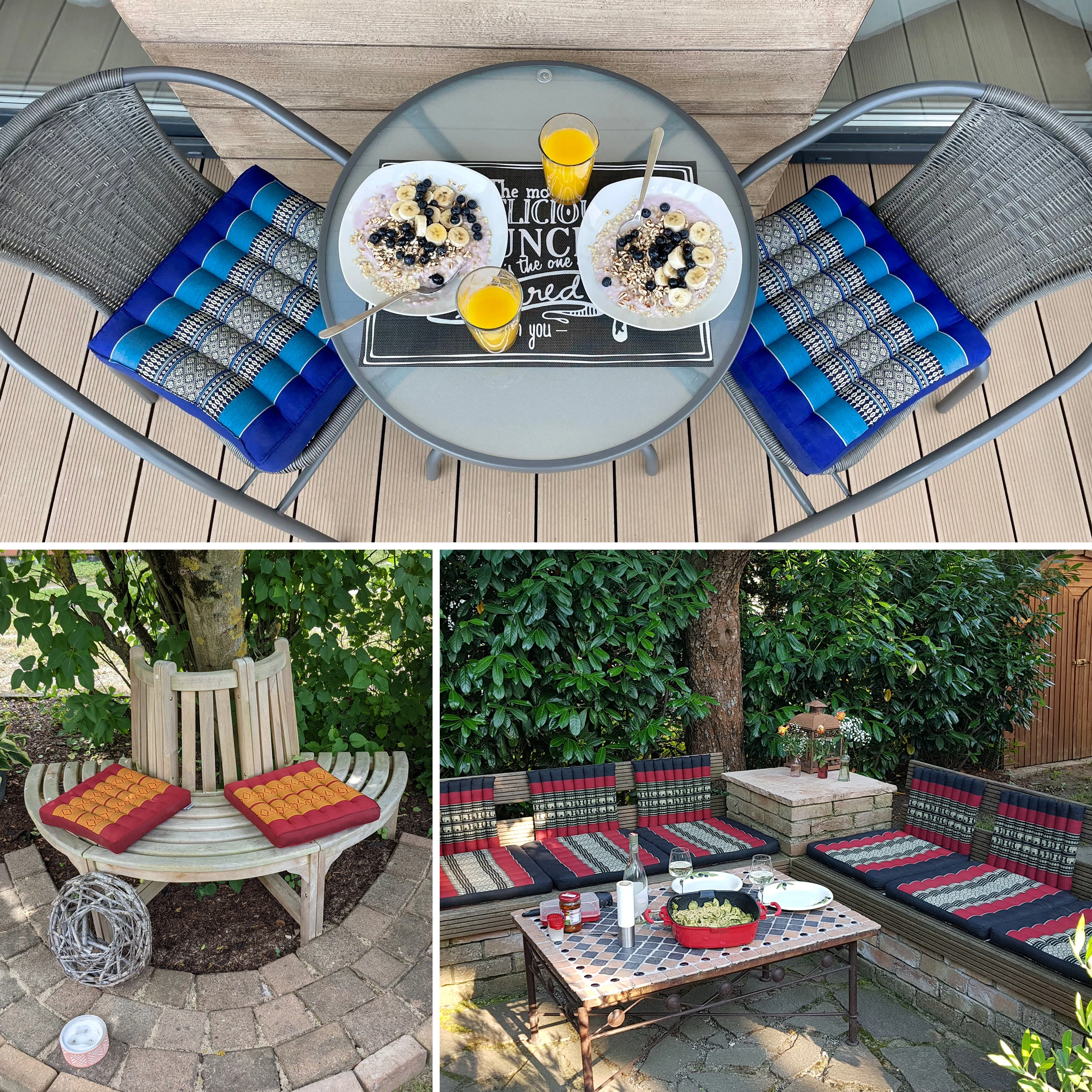 Kapok sittkudde 35 cm