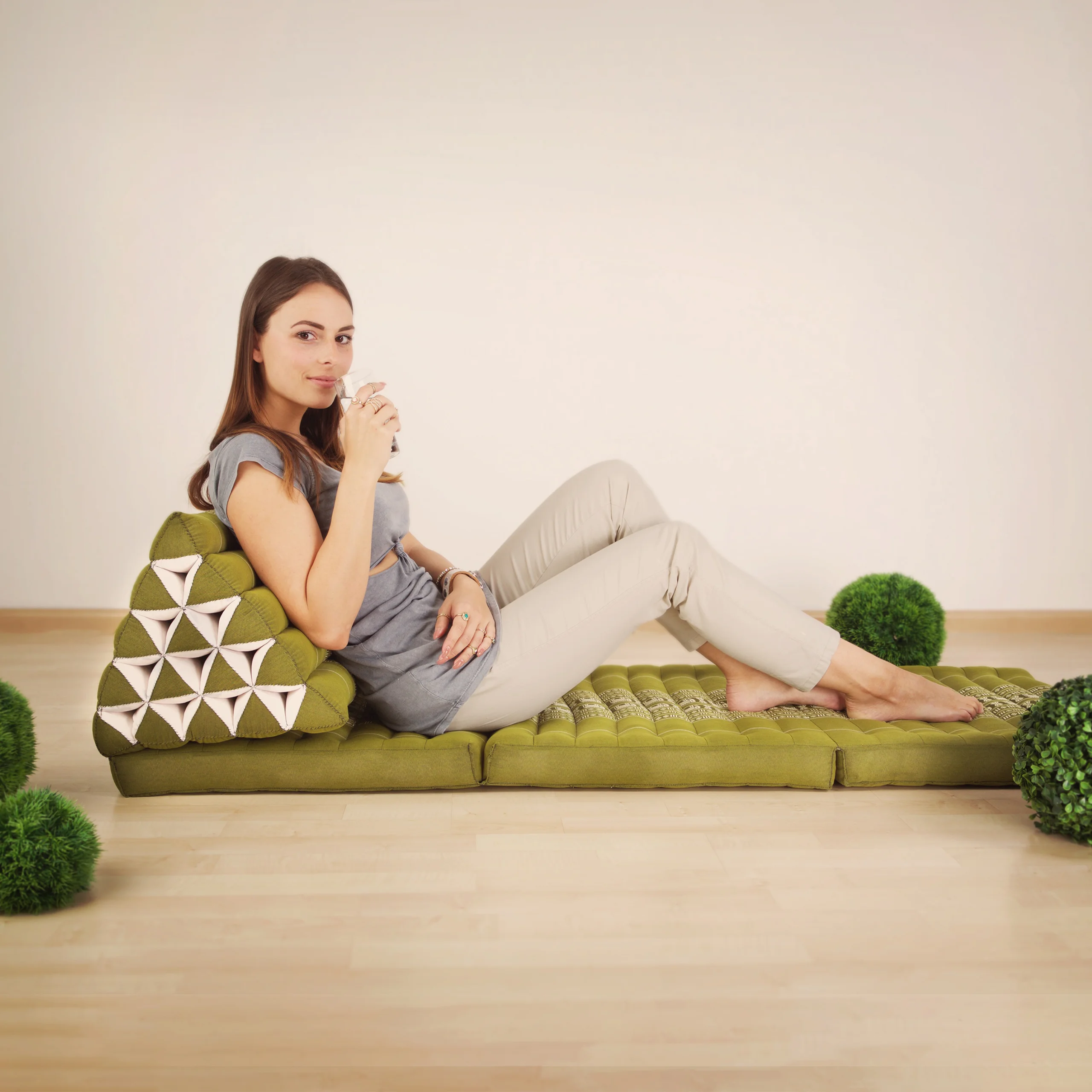 Kapok thaikudde XXL hög