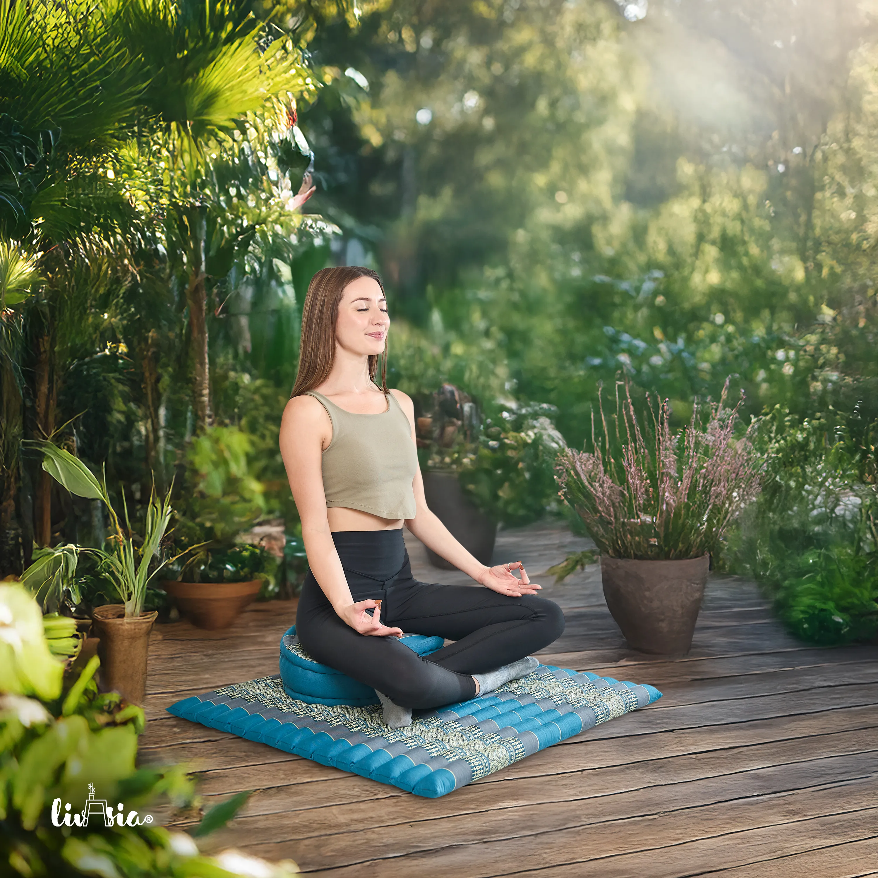 Kapok meditationskudde, set XL