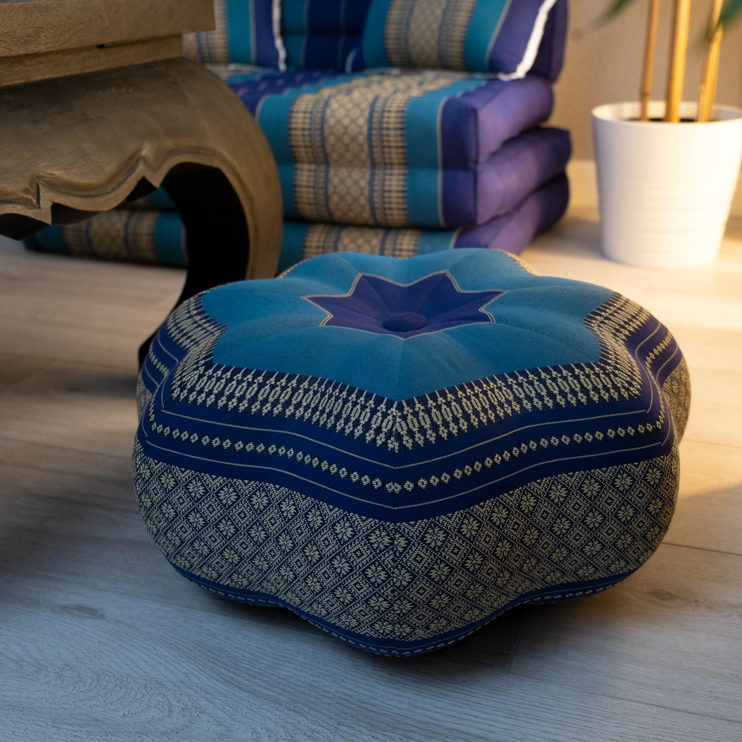 Kapok zafukudde, stjärnformad liten