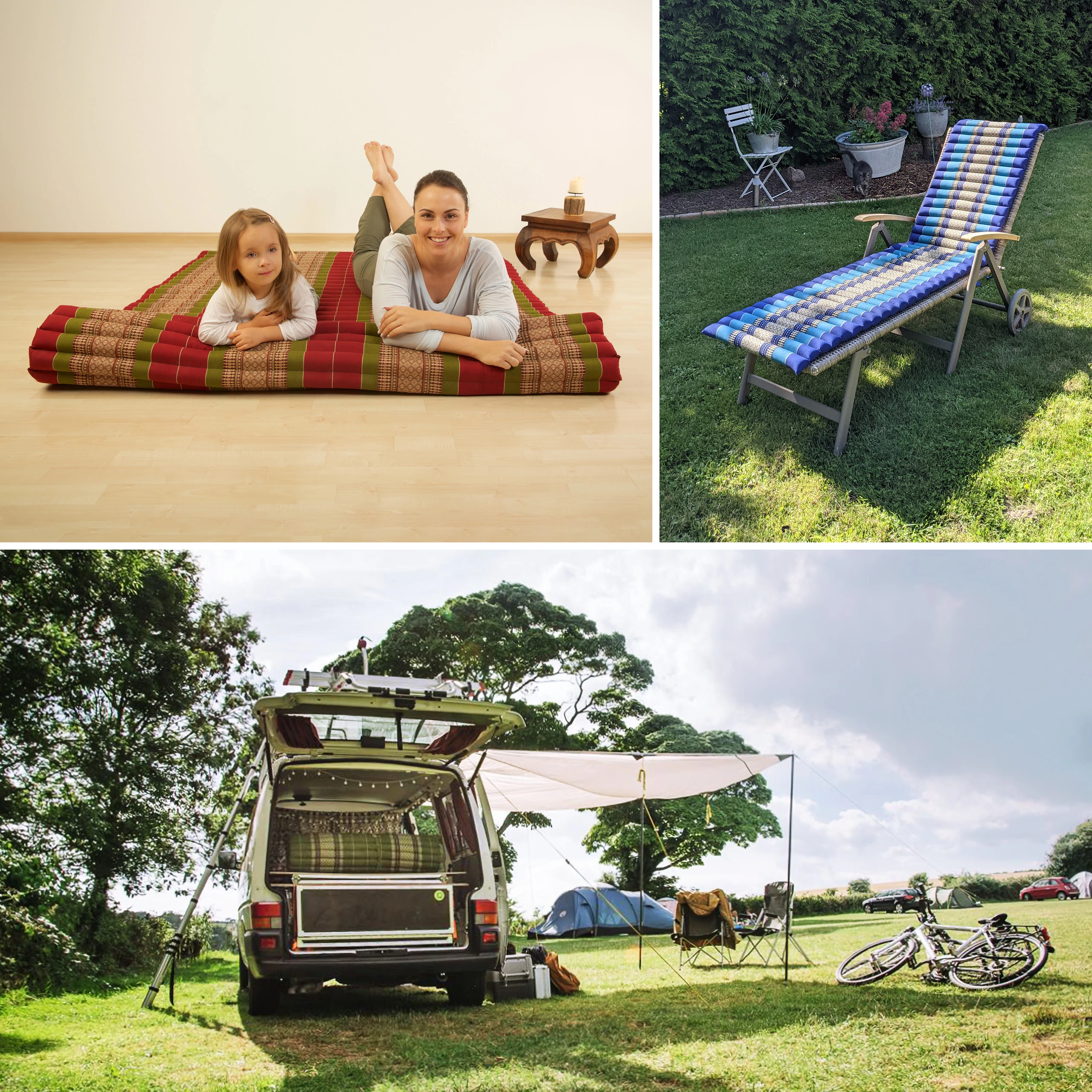 Kapok rullmadrass, 50 cm bred