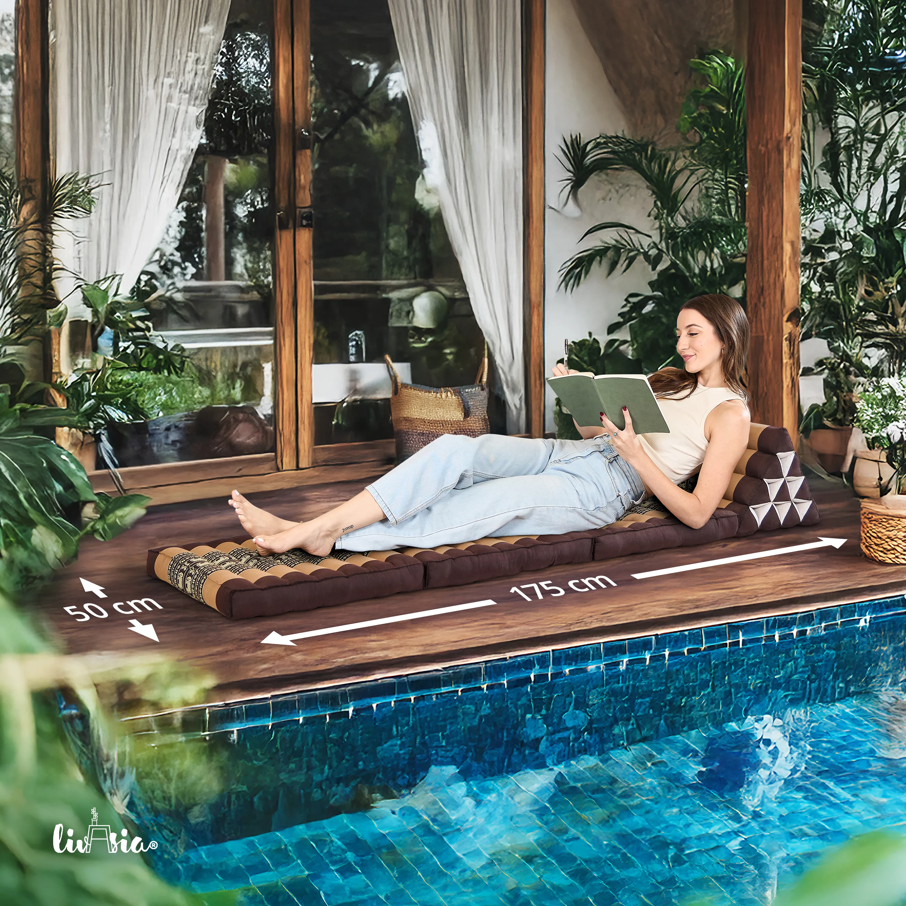 Kapok thaikudde 3 liggdelar, classic